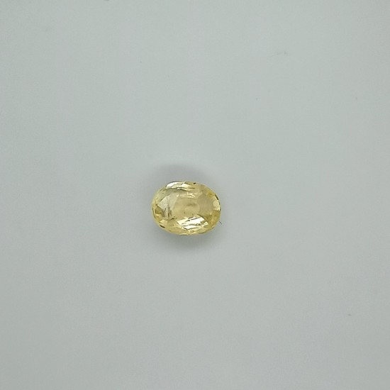Yellow Sapphire (Pukhraj) 5.81 Ct Lab Tested Yellow Sapphire (Pukhraj) 5.81 Ct Lab Tested